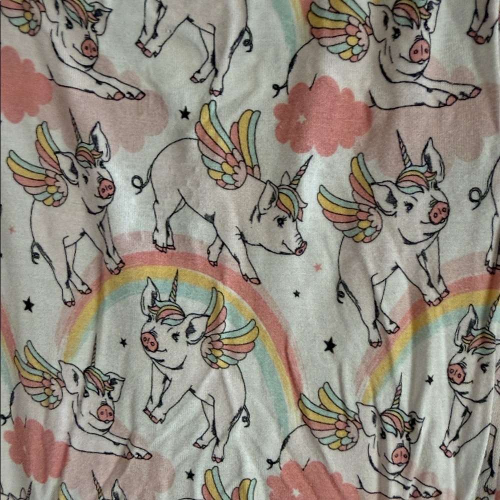 Unicorn Print Footie - Picture 3 of 4